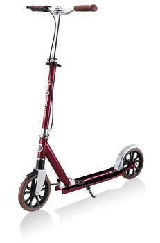 Самокат Globber NL205 Deluxe з ручним гальмом червоний до 100кг (685-102)