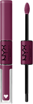 Pomadka z błyszczykiem dla ust NYX Professional Makeup Shine Loud 20 In Charge 2x3.4 ml (800897207380)
