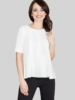 Блузка жіноча Lenitif K370 S Біла (5902194330466)