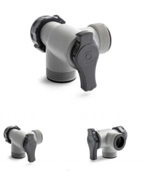 Перепускний клапан Intex 12569 Байпас Сірий