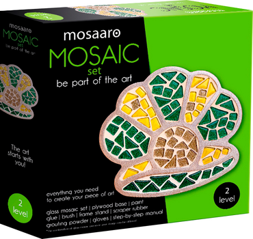 Скляна мозаїка Mosaaro Мушля 165 х 188 мм (5903858961446)