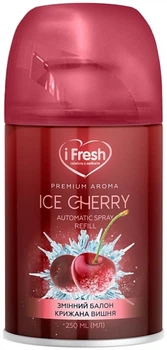Сменный баллон для автоматического освежителя "Ледяная вишня" - IFresh Premium Aroma Ice Cherry Automatic Spray Refill 250ml (1196698-137870)