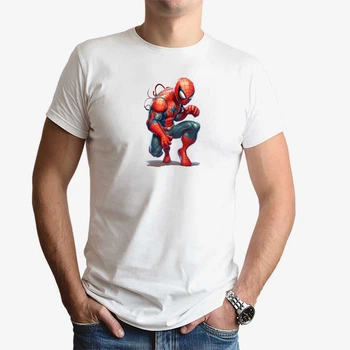 Футболка чоловіча JHK "Spiderman" M Білий (MD-25-5995-19-11)