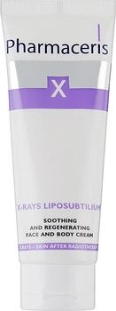 Крем успокаивающе-регенерирующий для лица и тела - Pharmaceris X XRay-Liposubtilium Sooting and Regenerating Cream For Face and Body 75ml (93561-31163338)