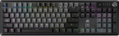 Клавіатура дротова Corsair K70 Core RGB MLX Red Switches USB Black (CH-910971E-NA)