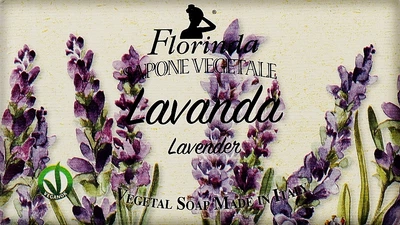 Мыло натуральное "Лаванда" - Florinda Sapone Vegetale Lavanda 50g (375205-31158625)