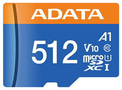 Карта памяти ADATA Premier MicroSDXC UHS-I 512GB (AUSDX512GUICL10A1-RA1)