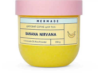 Цукровий скраб для тіла - Mermade Banana Nirvana 250g (1208618-137521)