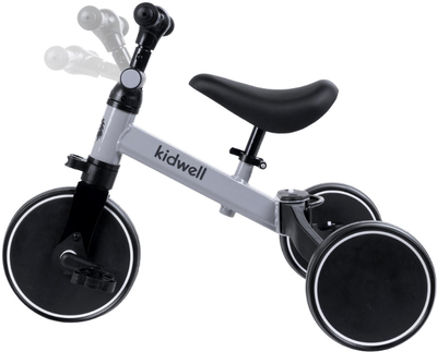 Триколісний велосипед Kidwell 3 в 1 Pico Сірий (5901130084180)