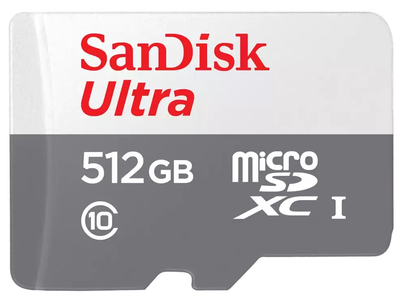 Карта памяти SanDisk Ultra MicroSDXC UHS-I 512GB (SDSQUNR-512G-GN6TA)
