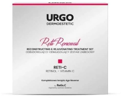 Zestaw do rekonstrukcji i odmładzania skóry twarzy URGO Reti-C Treatment Krem-aktywator 2 x 5 ml + Maska 4 x 3 ml + Serum 10 ml (5904194110161)