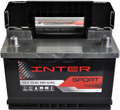 Автомобильный аккумулятор Inter Sport 75Ah 680A (-/+) L3 (4820219073932)