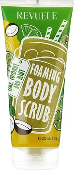 Пінливий скраб для тіла "Лайм, кокос і м'ята" - Revuele Foaming Body Scrub Lime Coconut and Mint 200ml (1052813-96718)