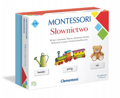 Gra planszowa Clementoni Montessori Słownictwo (8005125500772)
