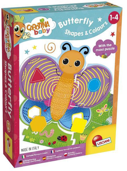 Gra planszowa Lisciani Carotina Baby Motyl Kształty i kolory (8008324072156)