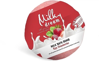 Бомбочка для ванн "Білий персик" з молочними протеїнами - Milky Dream 100g (753414-27867)