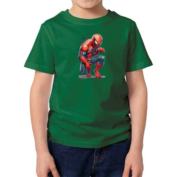 Футболка дитяча JHK "Spiderman" 116 см Зелений (MD-30-6000-34-16)