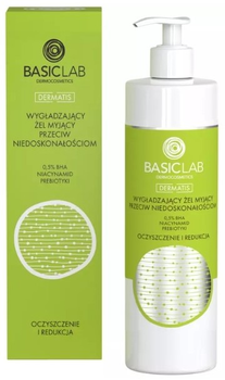 Żel do mycia twarzy BasicLab Dermatis przeciw niedoskonałosciom wygładzający 300 ml (5904639171122)