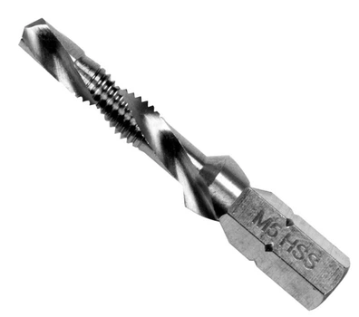 Wiertło-nagwint YATO M5 x 0.8 mm HSS M2 HEX-1/4" długość 41/7 mm (YT-44842)