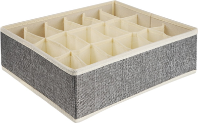 Органайзер для хранения на 18 секций МВМ MY HOME TH-09-18 LIGHT GRAY Светло-серый