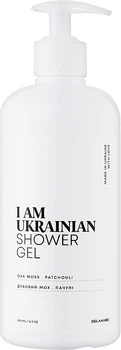 Гель для душу з ароматом дубового моху та пачулі - I Am Ukrainian Shower Gel 500ml (1158166-123401)