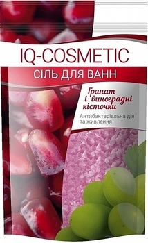 Сіль для ванни "Гранат і виноградні кісточки" - IQ-Cosmetic 500g (963635-54540)