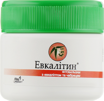 Фітобальзам "Евкалітин з евкаліптом і чебрецем" - Fito Product 20ml (990975-47629)