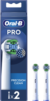 Насадки для электрической зубной щётки Oral-B Pro Precision Clean, 2 шт белые (8006540847367)