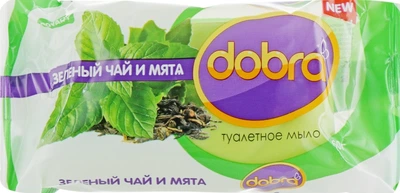 Мило туалетне "Зелений чай і м'ята" - Міловарні традиції Dobra 60g (516757-35687)