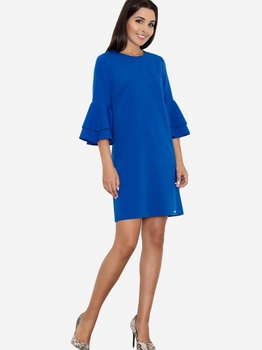 Плаття коротке літнє жіноче Figl M564 S Синє (5902194339865)