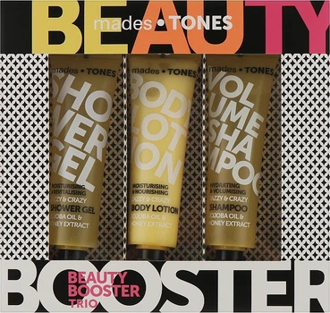 Набір "Джазово-шалений" - Mades Cosmetics Jazzy&Crazy (sh/gel/65ml + shmp/65ml + b/lot/65ml) (1109057-98673)