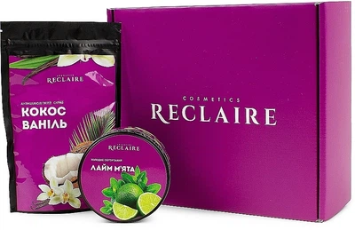 Набір "Подвійний холодний антицелюлітний комлекс" - Reclaire (scrub/250g + wrap/200ml) (887538-628)