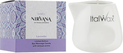 Ароматична масажна свічка «Нірвана. Лаванда» - ItalWax Nirvana Lavender Spa Massage Candle 50ml (752900-26884)