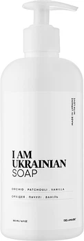 Рідке мило з ароматом орхідеї, пачулів, ванілі - I Am Ukrainian Soap 500ml (1158186-123407)