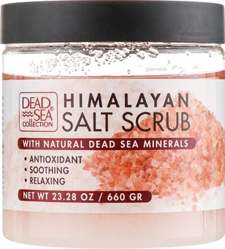 Скраб для тела с гималайской солью и минералами Мертвого моря - Dead Sea Collection Himalayan Salt Scrub 660g (645053-18236)