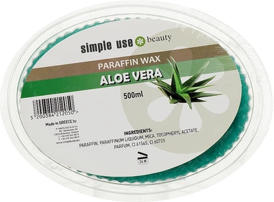 Парафиновый воск "Алоэ вера" - Simple Use Beauty Paraffin Wax 500g (1005345-43909)