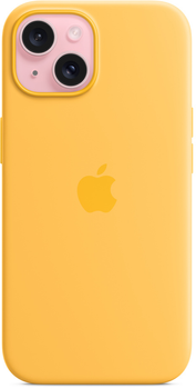 Панель Apple MagSafe Silicone Case для Apple iPhone 15 Sunshine (MWNA3)
