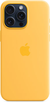 Panel Apple MagSafe Silicone Case dla iPhone'a 15 Pro Max Sunshine (MWNP3)