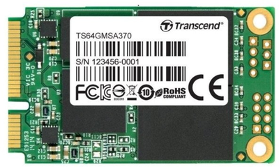 SSD диск Transcend MSA370 64GB 2.5" mSATA MLC (TS64GMSA370)