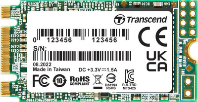 Dysk SSD Transcend 425S 1TB M.2 2242 SATAIII 3D NAND TLC (TS1TMTS425S)