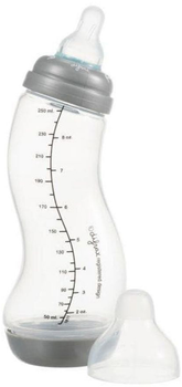 Антиколікова пляшечка Difrax Natural із силіконовою соскою Variflow 1-2-3 250 мл (8711736557387)