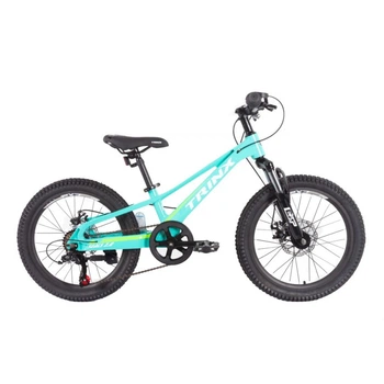 Подростковый велосипед 20" Trinx SEALS 2.0 2022 Cyan-Yellow-White (10700154)
