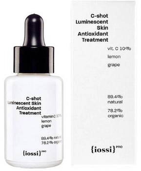 Сироватка для обличчя iossi C-Shot Luminescent Skin Antioxidant Treatment з вітаміном C 30 мл (5907222501818)