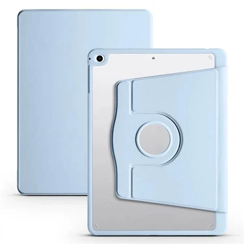 Чехол книжка Wiwio для Apple New iPad 5 (9.7" экран) поворотный на 360 градусов, Blue