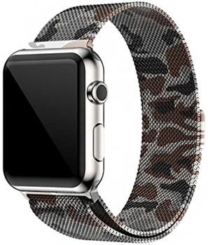 Ремінець XOKO Milanese для Apple Watch 38/40/41 мм Khaki Grey (XK-MTL-KHGR)