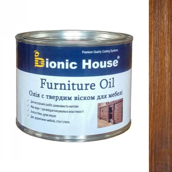 Масло для меблів Furniture oil Bionic House з твердим воском професійне Мигдаль 1 л.