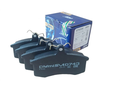 Колодки гальмові дискові передні ВАЗ 2108-2115 (D743SM) Dafmi