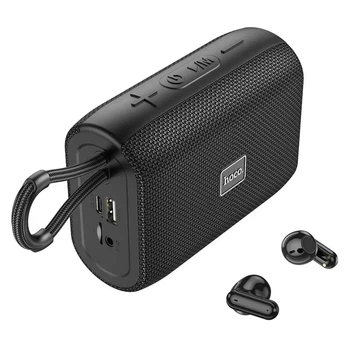 Портативная колонка Bluetooth Hoco HC15 Poise Sports Speaker с наушниками Black
