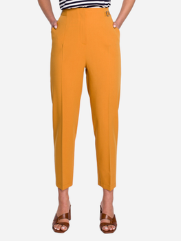 Spodnie damskie Stylove S296 S Żółte (5903887661355)