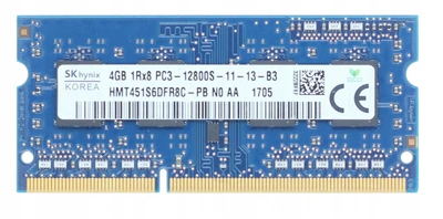 Оперативная память SK hynix 4 GB SO-DIMM DDR3 1600 MHz (HMT451S6DFR8C-PB)